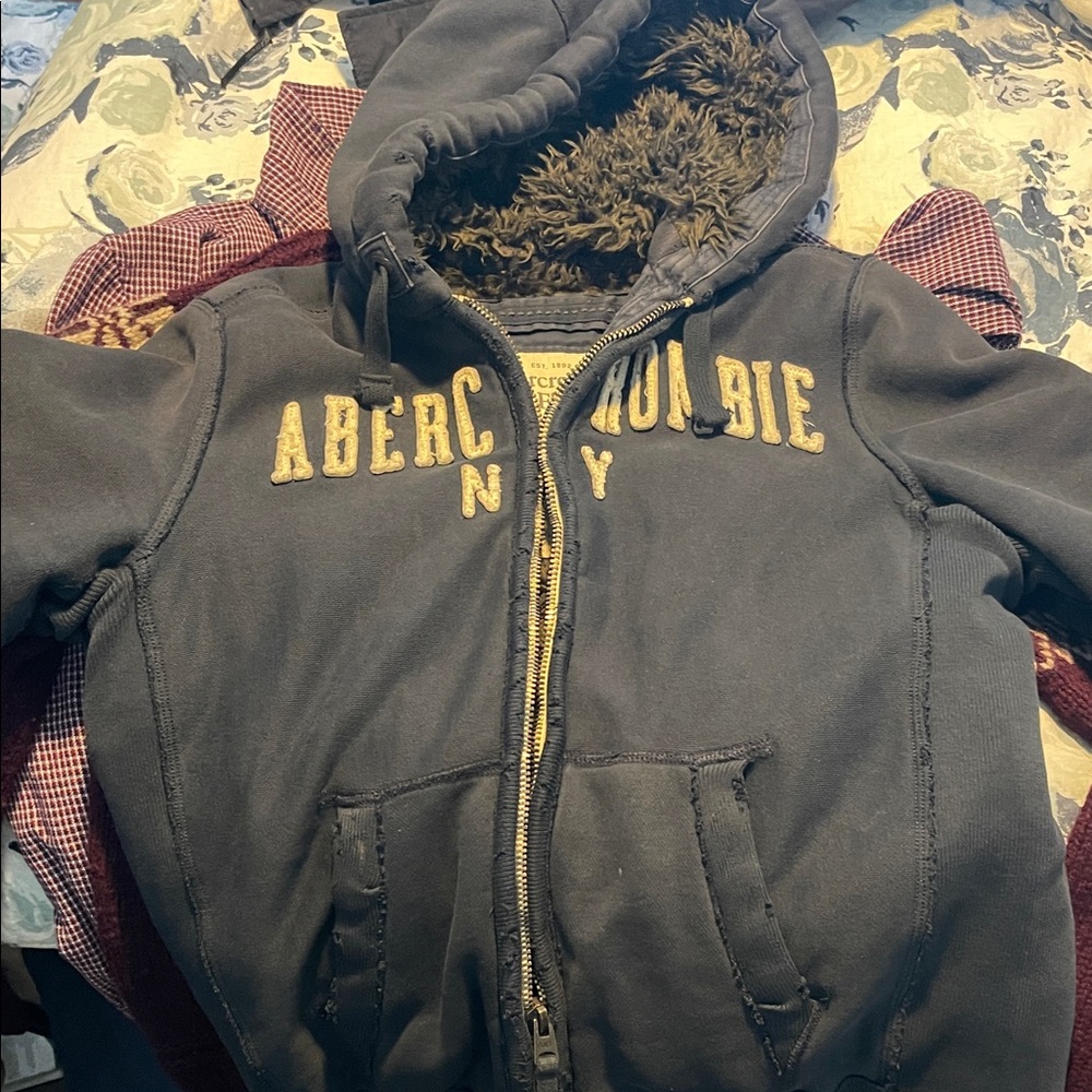 Abercrombie & Fitch Blue Wolf Jaw Jacket